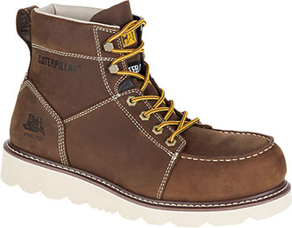 wedge sole steel toe boots