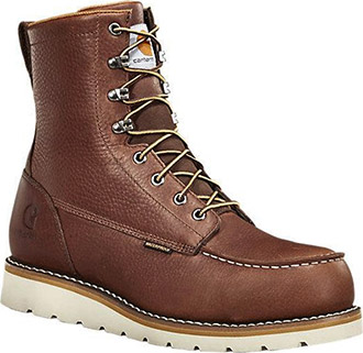 Men s Carhartt 8 Steel Toe WP Wedge Sole Moc Toe Work Boot FW8275 M MidwestBoots