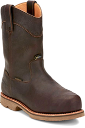 Men's Chippewa Boots 10" Composite Toe WP Wellington Metguard Work Boot 72331