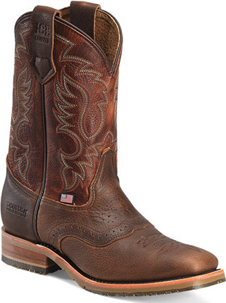 DOUBLE H ウエスタンブーツ ブラウン ターコイズ　ヴィンテージ Men's Double H 11
