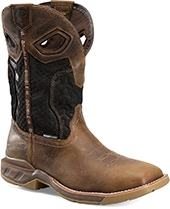 Men's Double H  11" Western Roper Waterproof Work Boot DH5376