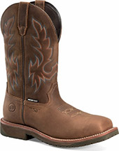 Men's Double H 12" Composite Toe WP Metal Free Western Roper DH6141