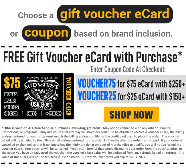 FREE Gift Voucher Card 75 and 25 Gift Card With Purchase