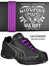 45" Electric Fuchsia (Purple) Polyester Laces (U.S.A. Made) GWP104