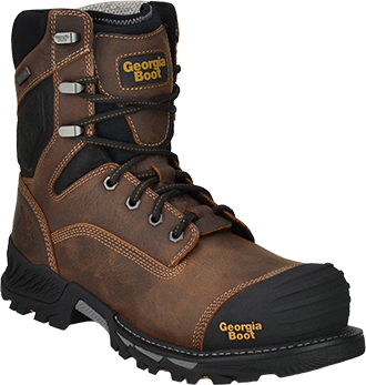 Georgia Boot Men's Rumbler 8" Industrial Work Boot - Composite Toe, Waterproof, Slip & Oil Resistant - View #4