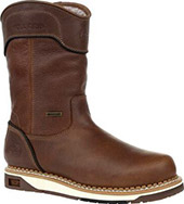 Men's Georgia Boot 10 Waterproof Wedge Sole Wellington Work Boot GB00369