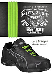 45" Green Polyester Laces (U.S.A. Made) GWP107
