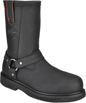 Men's Harley Davidson 9.5" Steel Toe Side-Zipper Wellington Work Boot D95328