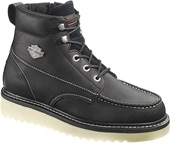 Men's Harley Davidson 6" Beau Wedge Sole Side-Zipper Boot D93135