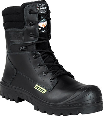 Cofra 27610-CU0.W08 Houston Inter-Met Safety Boots 8 Black 