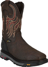 Men's Justin Original 11" Steel Toe WP Western Wellington Metguard Boot WK2112