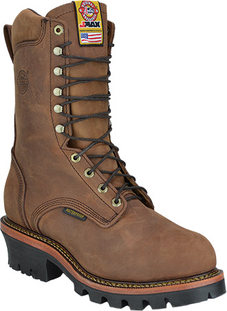 justin logger boots steel toe