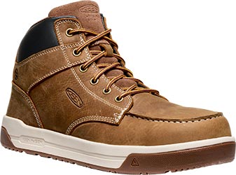 Men's KEEN Utility Composite Toe Wede Sole Moc Toe Mid Work Boot