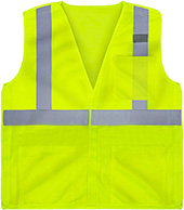 MAX Apparel Hi-Viz ANSI Class 2 Five Point Break Away Vest MAX425
