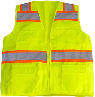 未使用　Deuxieme Classe SEASONS VEST MAX Apparel Hi-Viz Class 2 Deluxe Solid Twill Vest MAX440