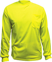 MAX Apparel Hi-Viz Moisture Wicking Long Sleeve T-shirt MAX451
