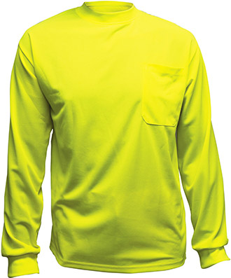 MAX Apparel Hi-Viz Moisture Wicking Long Sleeve T-shirt MAX451