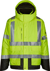 Product: MAX Apparel High Visibility Class 3 Safety Green Parka MAX628