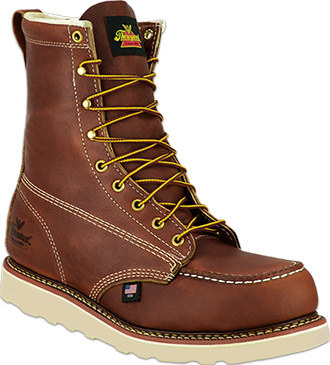 mens steel toe wedge boots