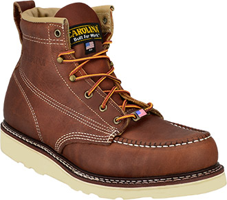 carolina moc toe work boots