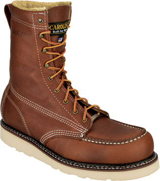 steel toe flat sole boots