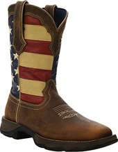 Women's Durango 10" Western Lady Rebel Patriotic Work Boots RD4414