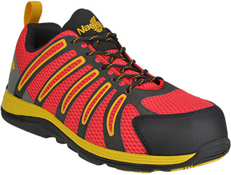 Nautilus Men's 1742 Carbon Composite Fiber Toe Super Light Weight Slip Resistant EH Safety Shoes, Size: 10 M, Red
