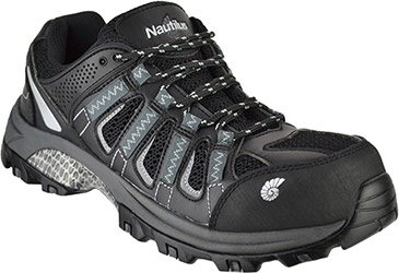 Nautilus Safety Footwear Men's 1804 Shoe - Black/Grey, 10-M