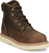Men's Justin Original 6" Steel Toe Wedge Sole Work Boot OW709