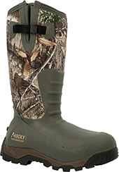 Zip up rubber hunting boots clearance