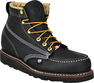 steel toe moc toe work boot