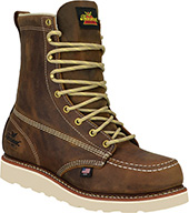 Men's Thorogood 8" Steel Toe Boots (U.S.A.) 804-4478-GWP502 with Free Gift Lace