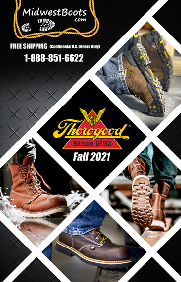 Men S Thorogood 6 Steel Toe Wedge Sole Boot U S A 804 4200 Midwestboots Com