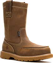 Product: Men's Wolverine 10" Steel Toe Moc Toe WP Wellington Work Boot W241194